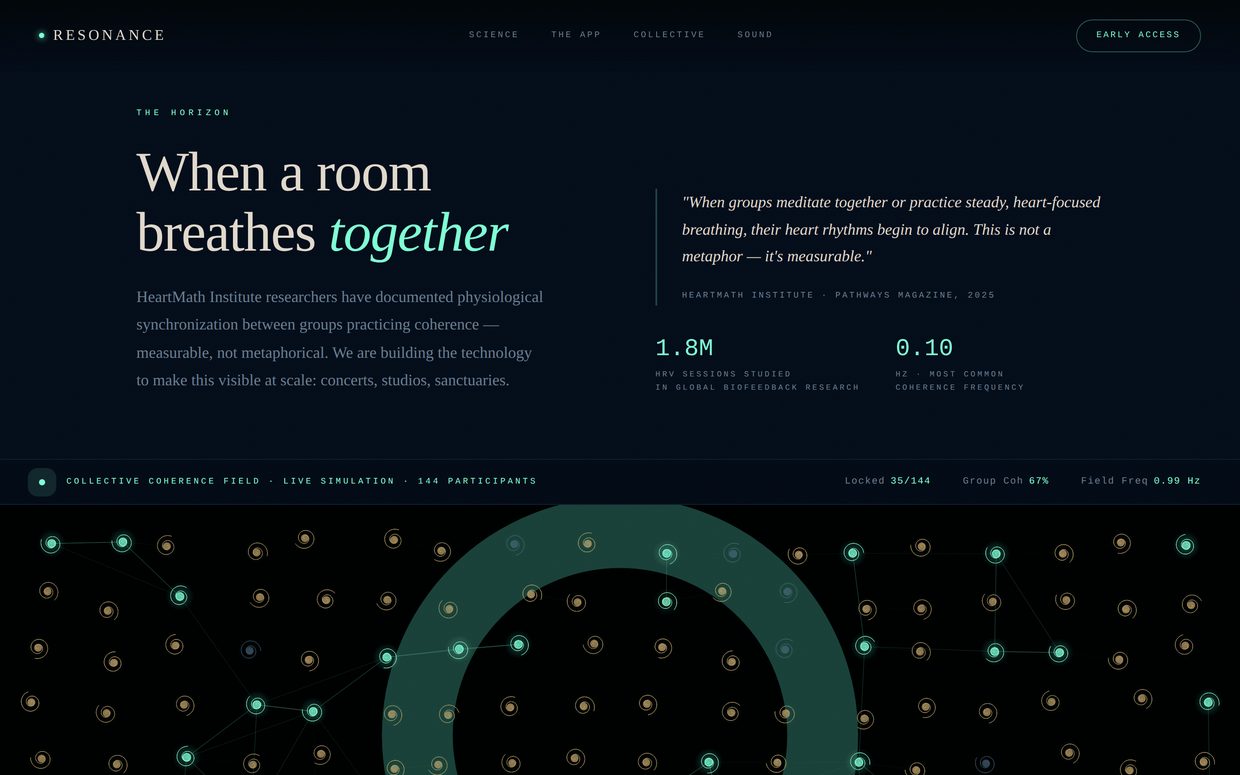 Resonance — When a room breathes together
